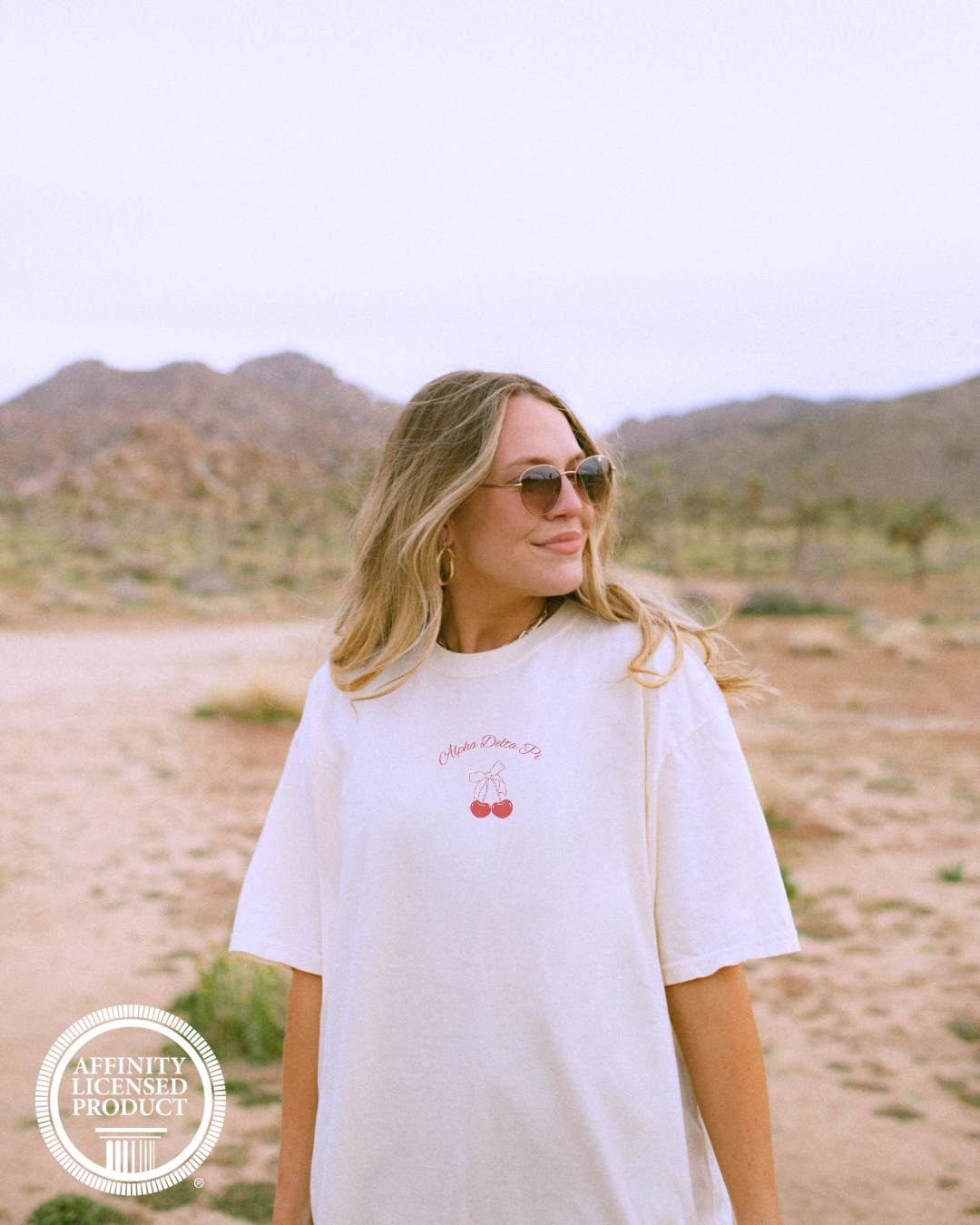 Red Cherry White T-Shirt