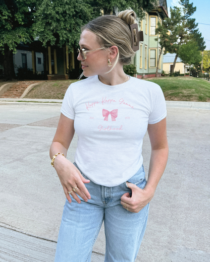 Pink Girlhood White T-Shirt