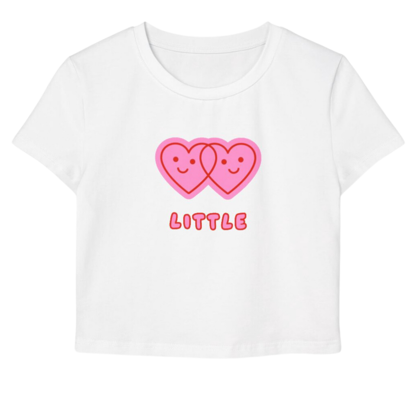 Two Heart Big / Little Crop Top