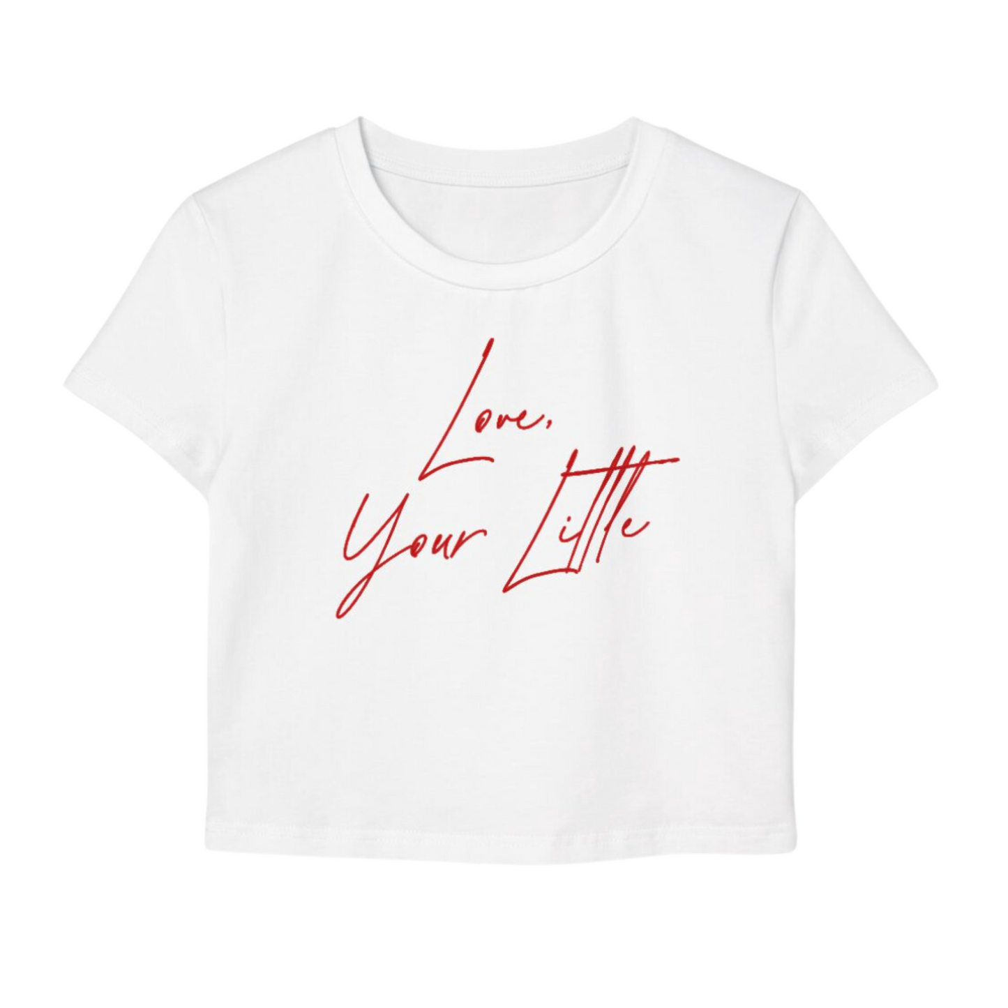 Red Cursive Script Big / Little