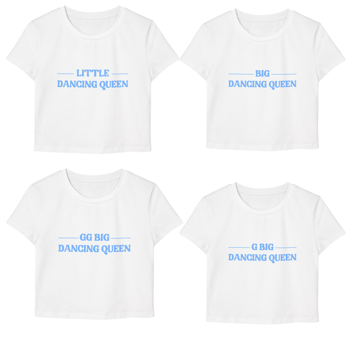 Dancing Queen Big / Little Island Crop Top